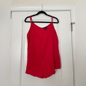 City chic sleeveless button down cami